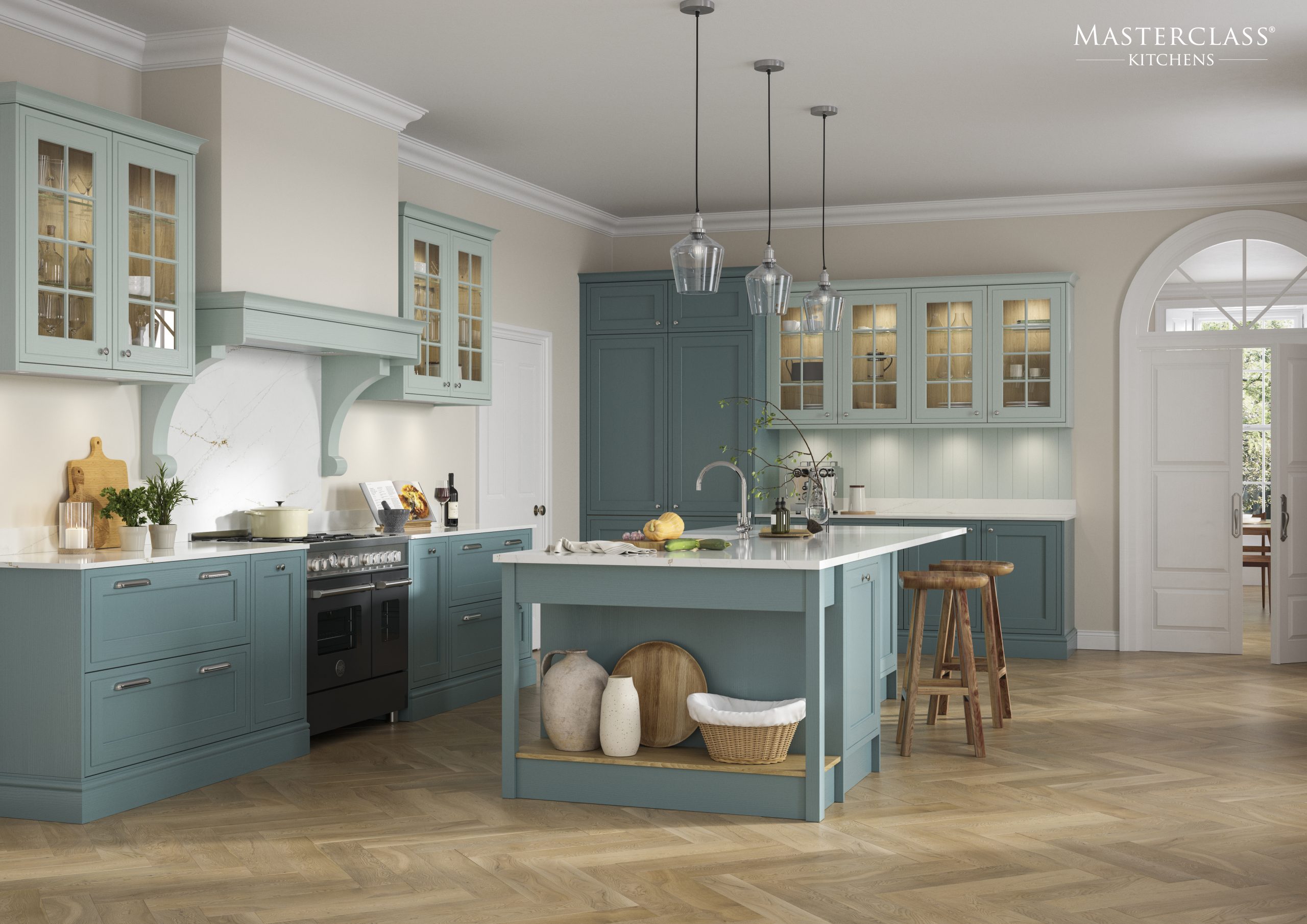 Masterclass Classic Kitchens Hawksmoor Part of our Timeless Collection. Features our innovative cabinet as standard Available with The Signature Collection of storage Constructed using FSC® certified wood Lifetime Guarantee on Blum Hinges